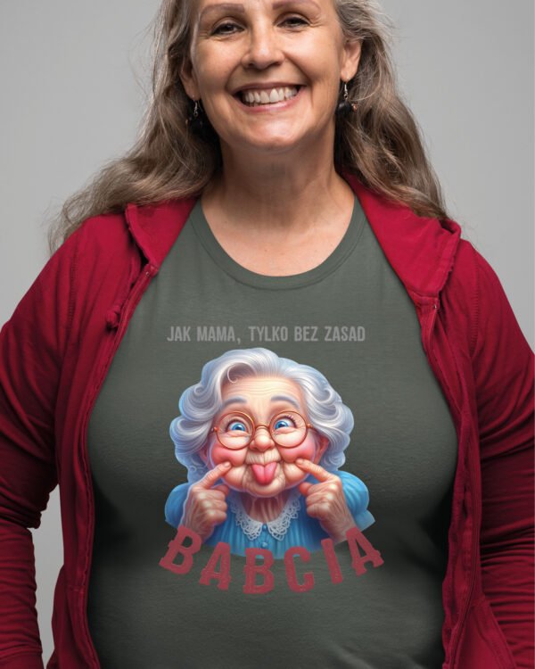 Koszulka na Dzień Babci <br>Jak Mama, Tylko Bez Zasad